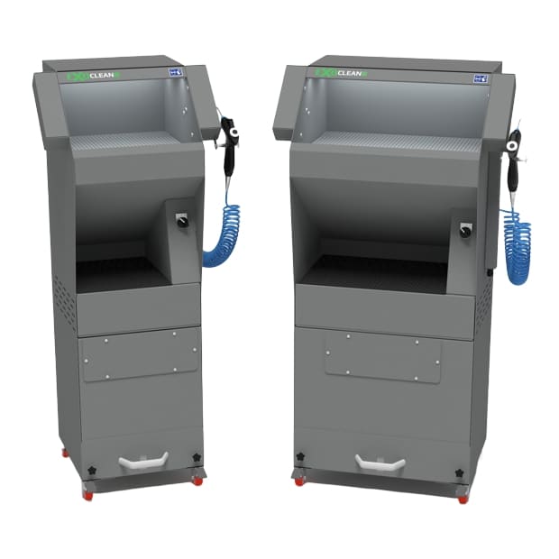 Druckluft-Reinigungskabinen ExoClean - zum Abblasen öliger Teile