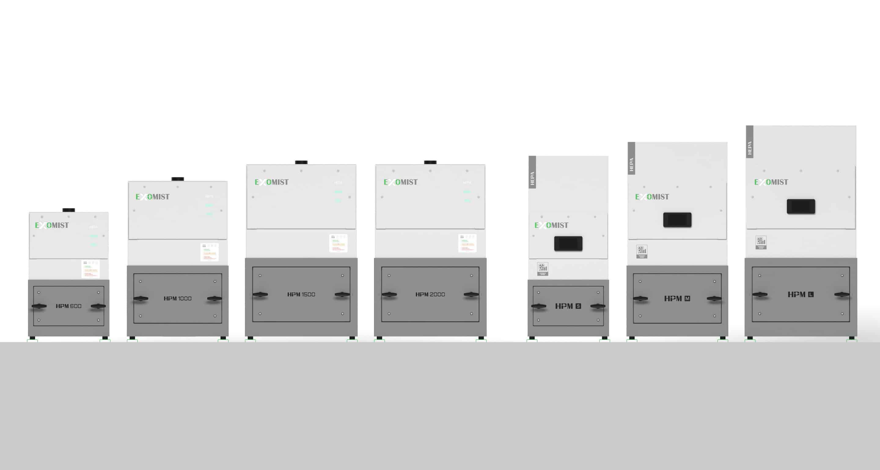 Exomist HPM - für jede Werkzeugmaschine den passenden Luftfilter
